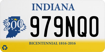 IN license plate 979NQO