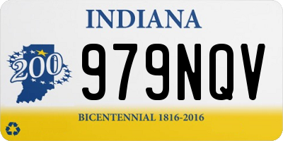 IN license plate 979NQV