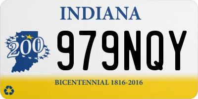 IN license plate 979NQY