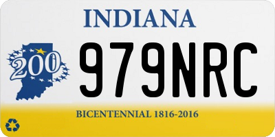 IN license plate 979NRC