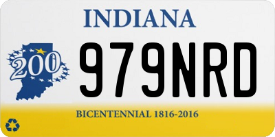 IN license plate 979NRD
