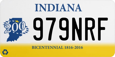 IN license plate 979NRF