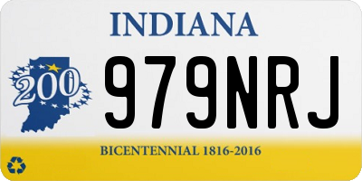 IN license plate 979NRJ