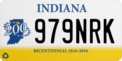 IN license plate 979NRK
