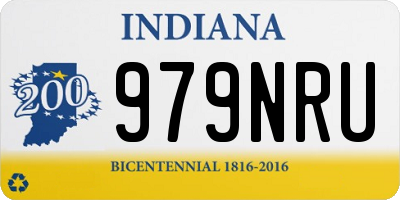 IN license plate 979NRU