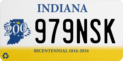IN license plate 979NSK