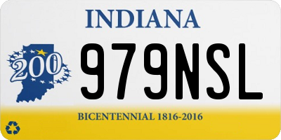 IN license plate 979NSL