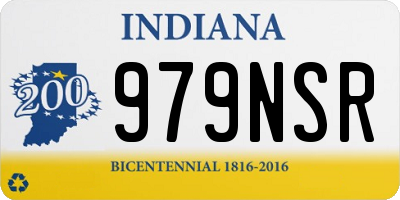 IN license plate 979NSR
