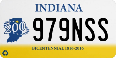 IN license plate 979NSS