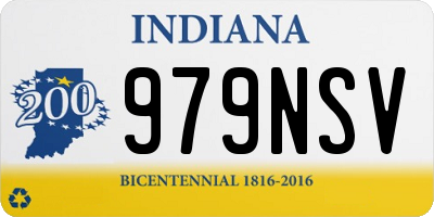 IN license plate 979NSV
