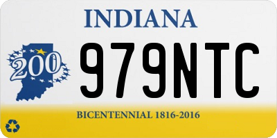IN license plate 979NTC