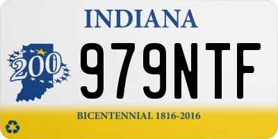IN license plate 979NTF