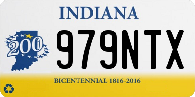 IN license plate 979NTX