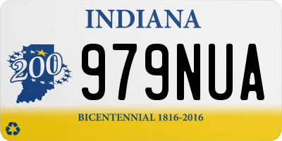 IN license plate 979NUA