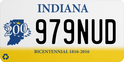 IN license plate 979NUD