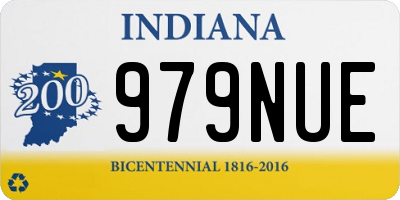 IN license plate 979NUE