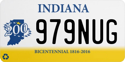 IN license plate 979NUG