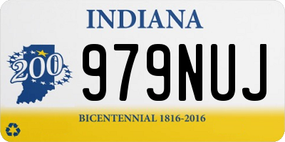 IN license plate 979NUJ