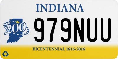 IN license plate 979NUU