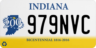 IN license plate 979NVC