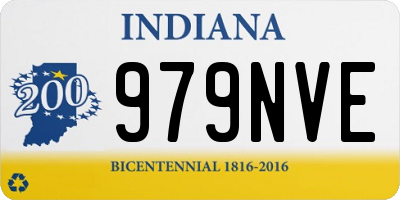 IN license plate 979NVE