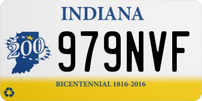 IN license plate 979NVF