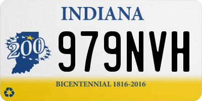 IN license plate 979NVH
