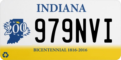 IN license plate 979NVI