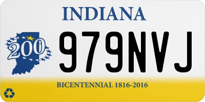 IN license plate 979NVJ