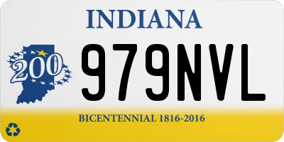 IN license plate 979NVL