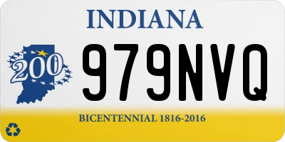 IN license plate 979NVQ