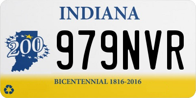 IN license plate 979NVR