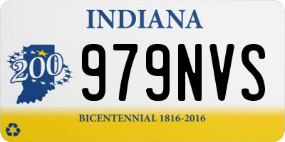IN license plate 979NVS