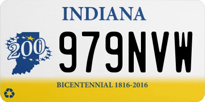IN license plate 979NVW