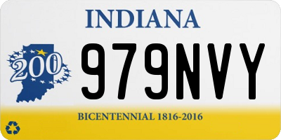 IN license plate 979NVY