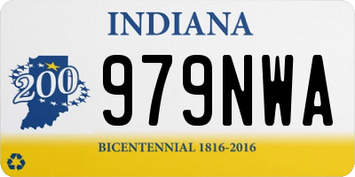 IN license plate 979NWA