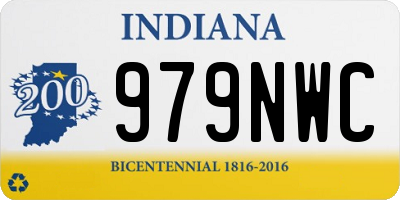 IN license plate 979NWC