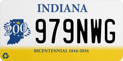 IN license plate 979NWG