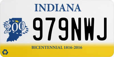 IN license plate 979NWJ