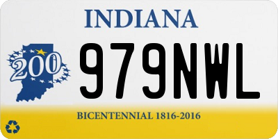 IN license plate 979NWL