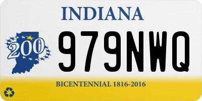 IN license plate 979NWQ