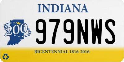 IN license plate 979NWS