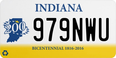 IN license plate 979NWU