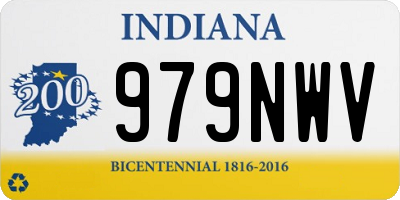 IN license plate 979NWV