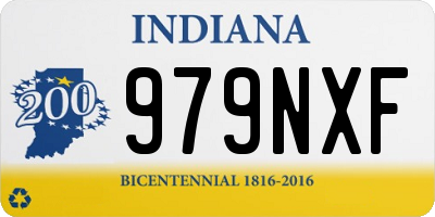 IN license plate 979NXF