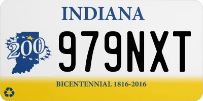 IN license plate 979NXT