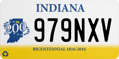 IN license plate 979NXV