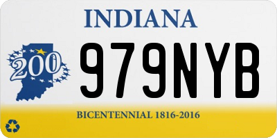 IN license plate 979NYB
