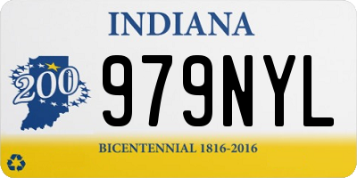 IN license plate 979NYL