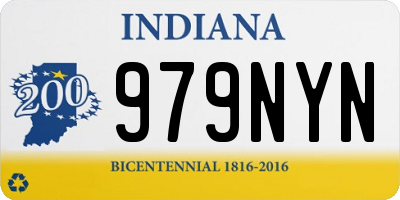 IN license plate 979NYN
